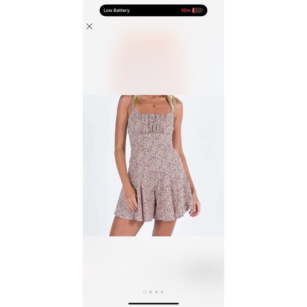 Princess Polly floral pink/brown romper